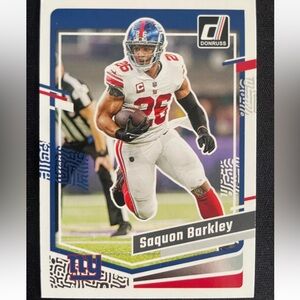 Saquon Barkley 2023 Panini Donruss New York Giants NFL Football Card